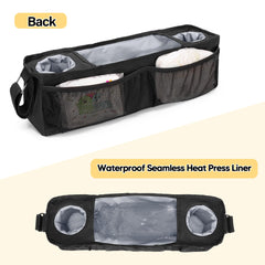 GRAOSO side elastic pockets store bottles, wipes, and small toys for quick reach.