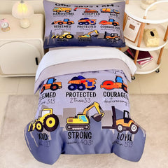GRAT TIOC toddler bedding set with cars design keeps bedtime cozy.