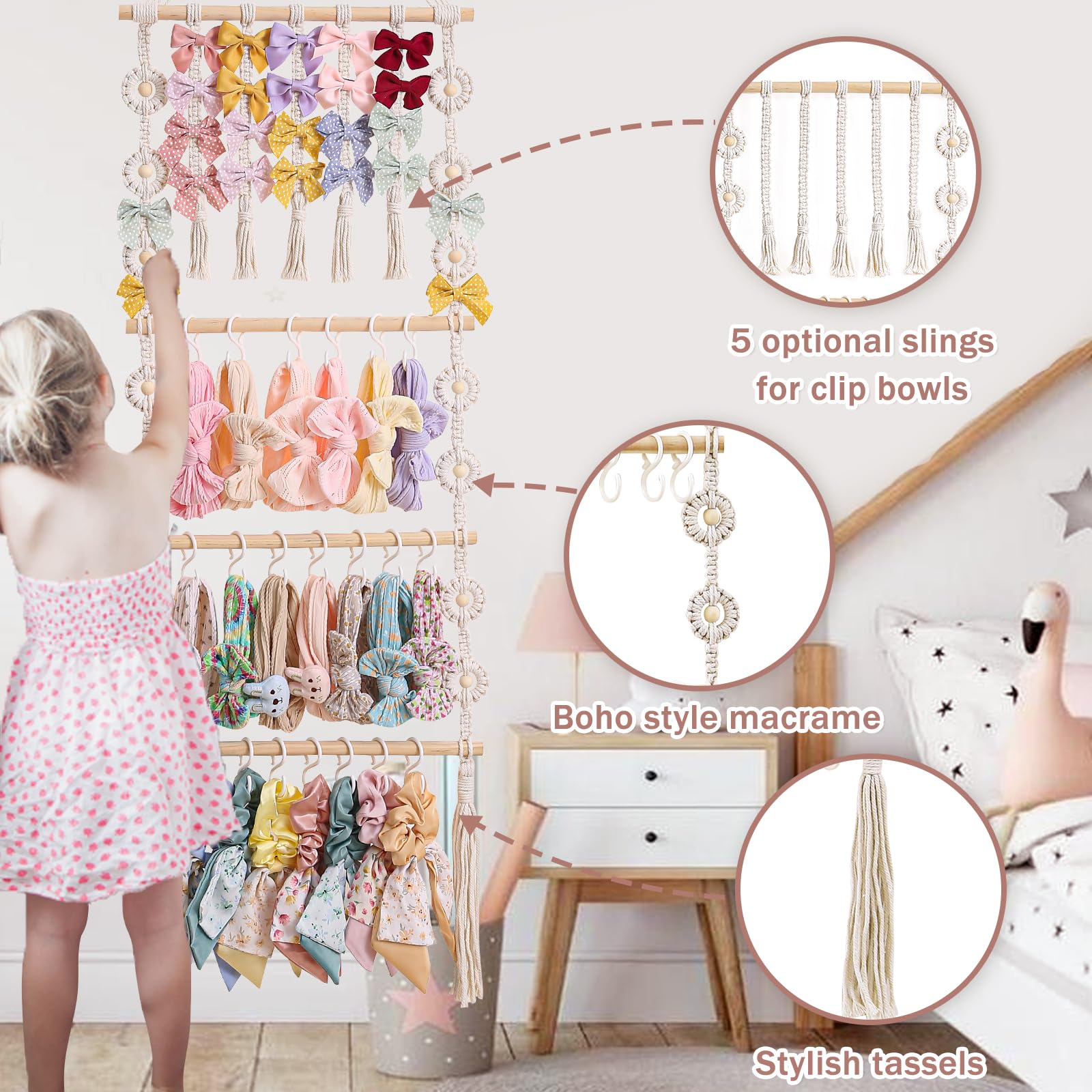 GRDYEAAR headband organizer for baby girl enables quick hairstyle changes.
