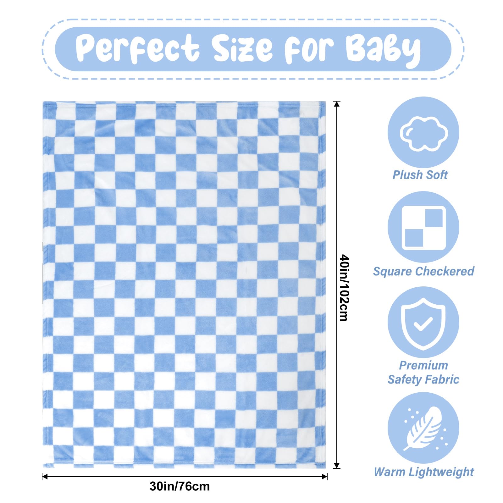 GreatBba lightweight blanket ideal for outings and travel with babies.