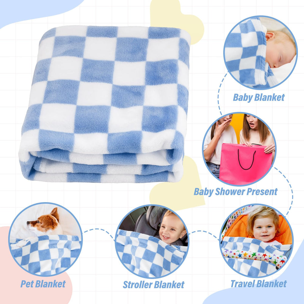 GreatBba machine-washable baby blanket, easy care between uses.