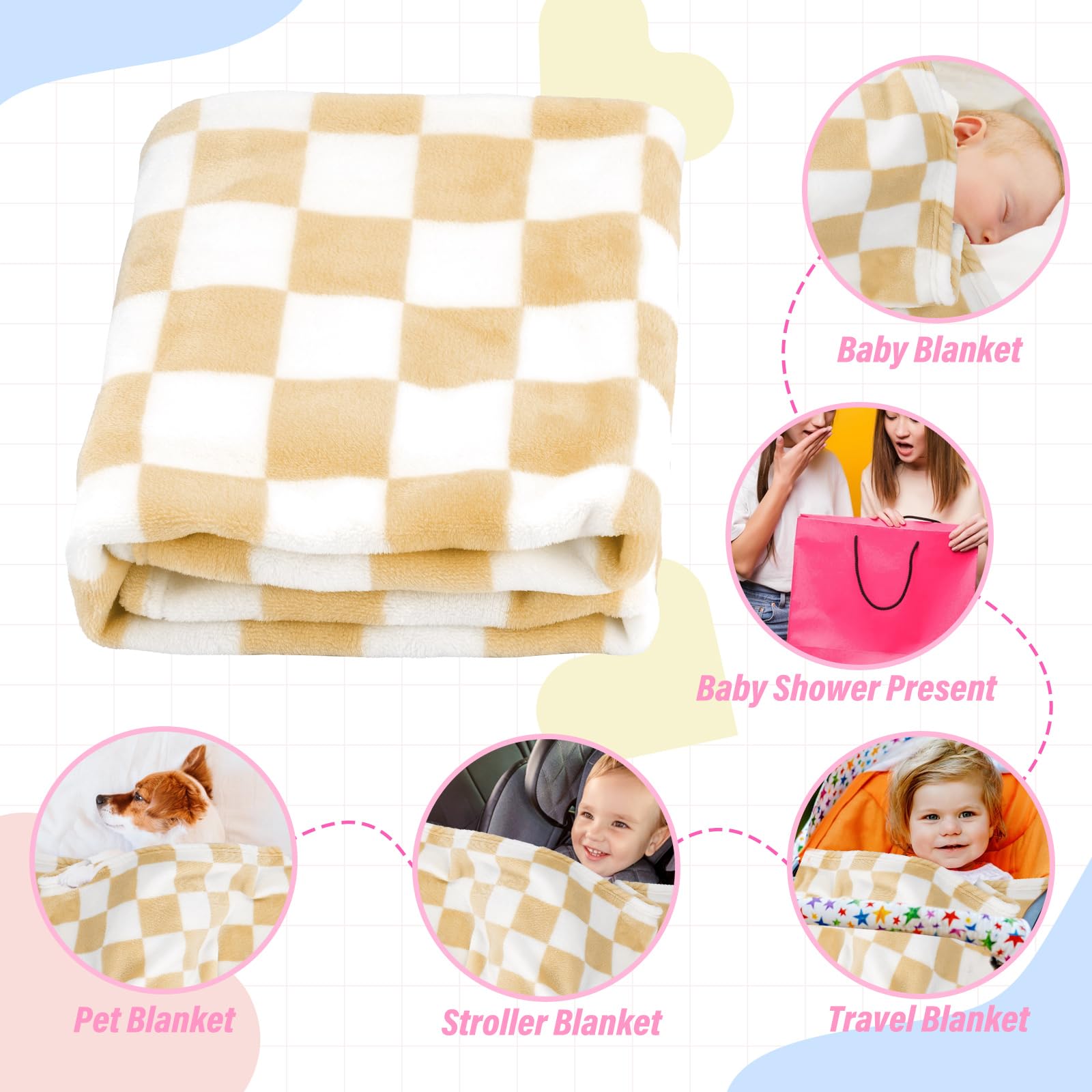 GreatBba nursery prop blanket ideal for photo moments and tummy time.