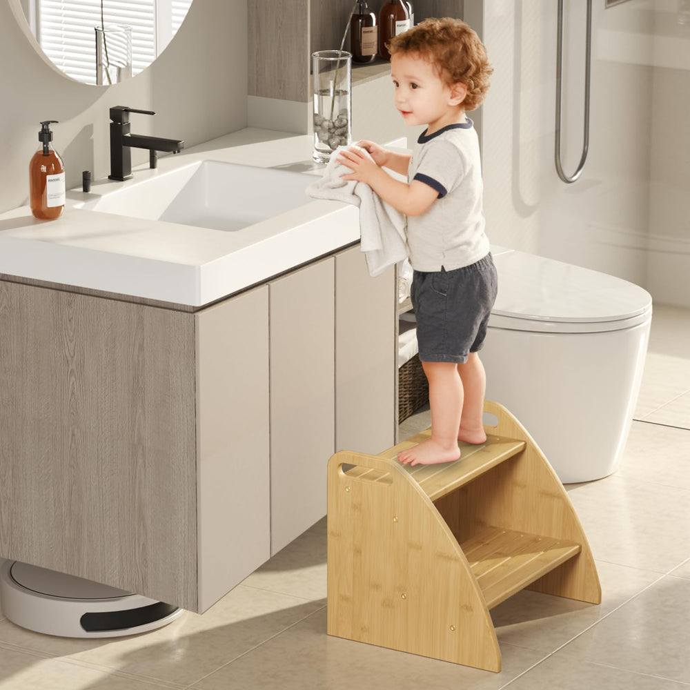 Gredak anti-slip bases provide secure footing on tile or hardwood.