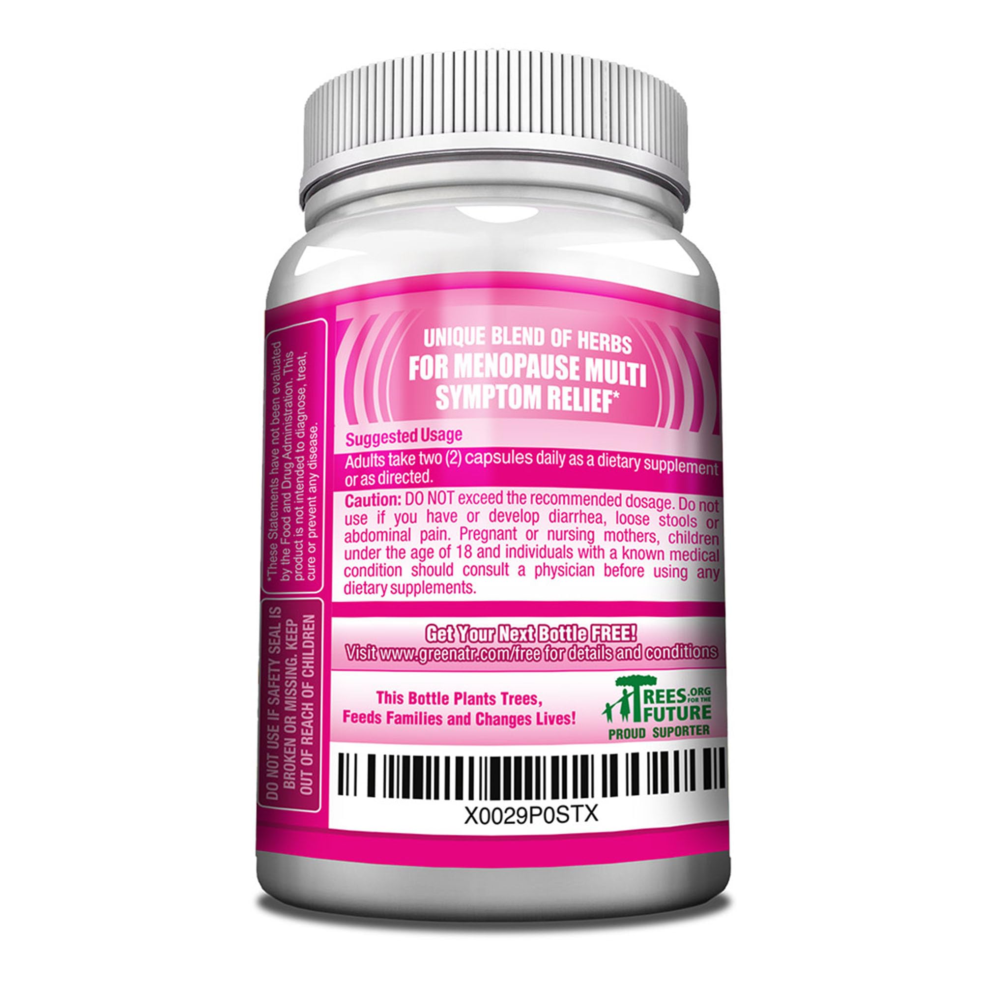 GreeNatr GMP-certified label close-up signaling quality and rigorous production standards.
