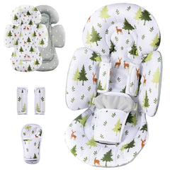 Green Forest infant insert head support keeps newborns secure in car seats.