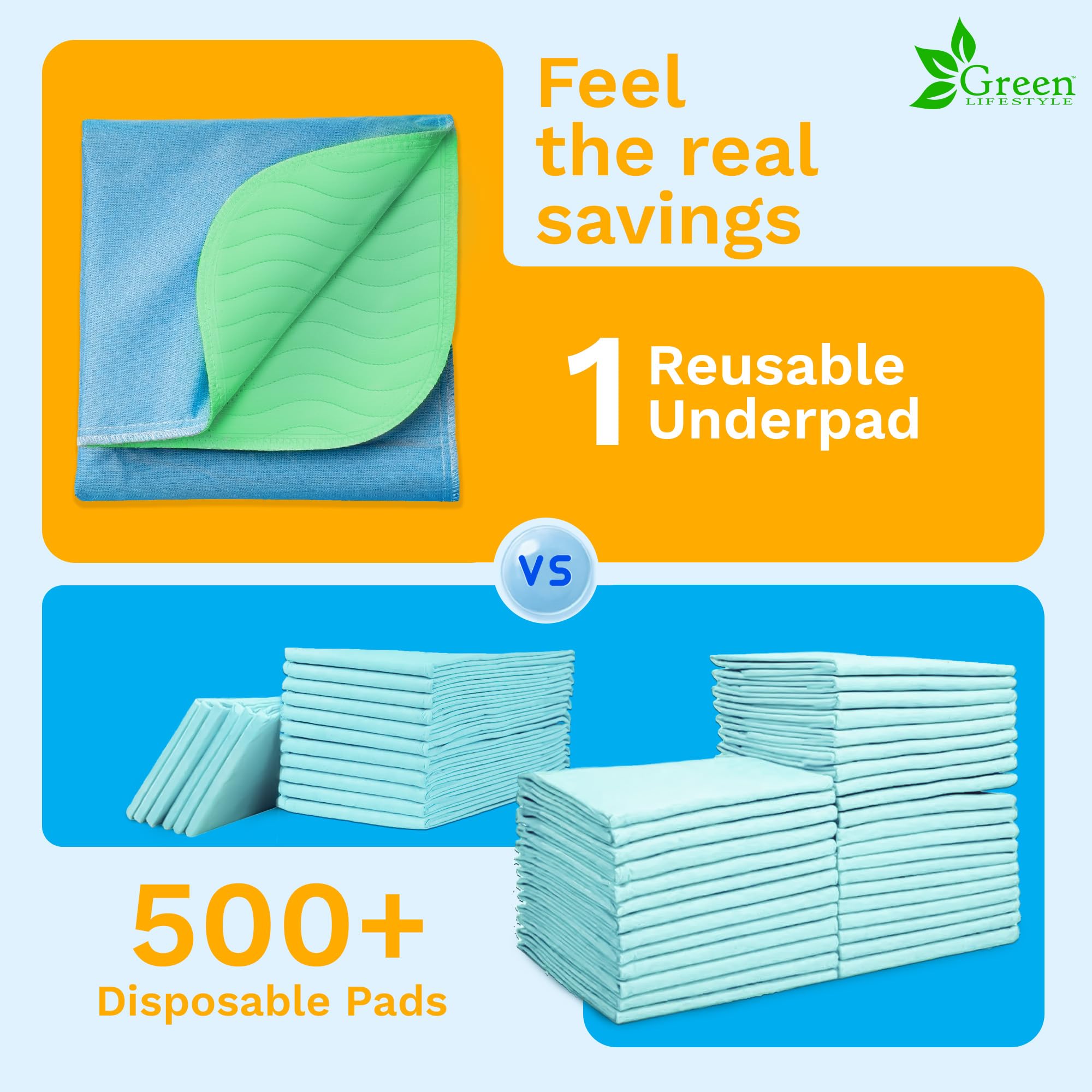 GREEN LIFESTYLE protective pad suitable for sofa, floor, and furniture care.