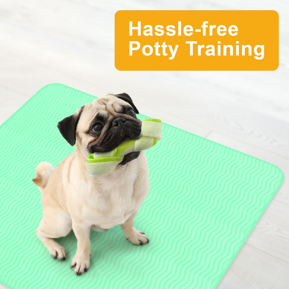 GREEN LIFESTYLE toddler mattress pad doubles as a pet pad for versatile protection.