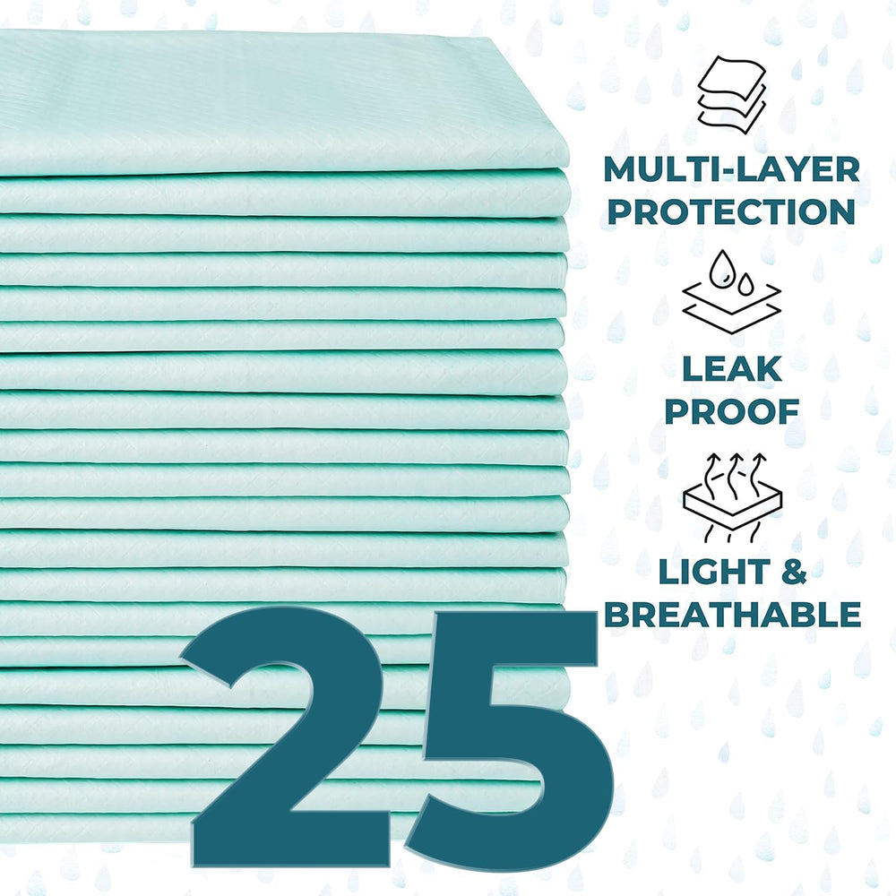 GREEN LIFESTYLE underpads soft absorbent material keeps skin comfortable.