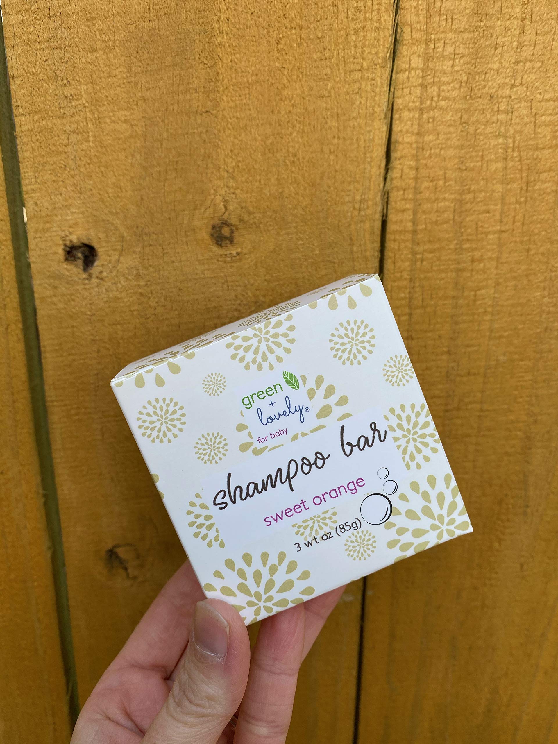 Kid bath time using Green + Lovely Sweet Orange bar for quick cleansing