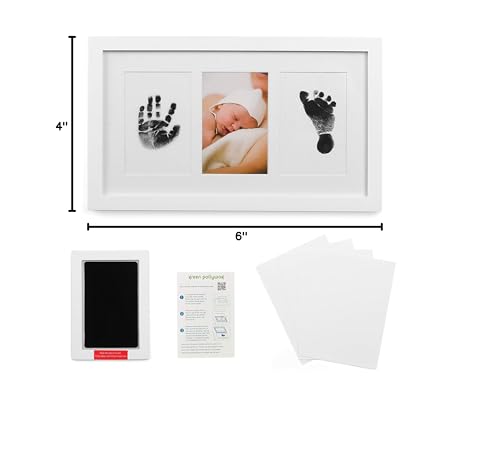 Green Pollywog nursery display keeps memories tidy and stylish.