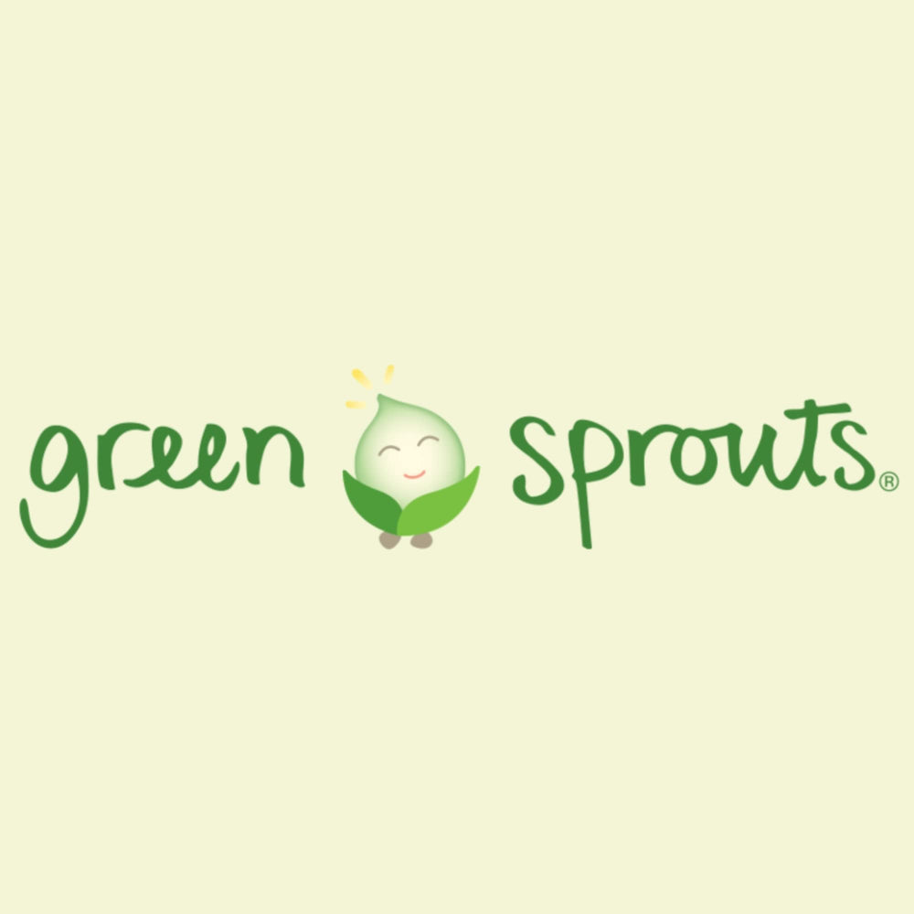 Green Sprouts versatile bib suitable for mealtime, crafts, and play.