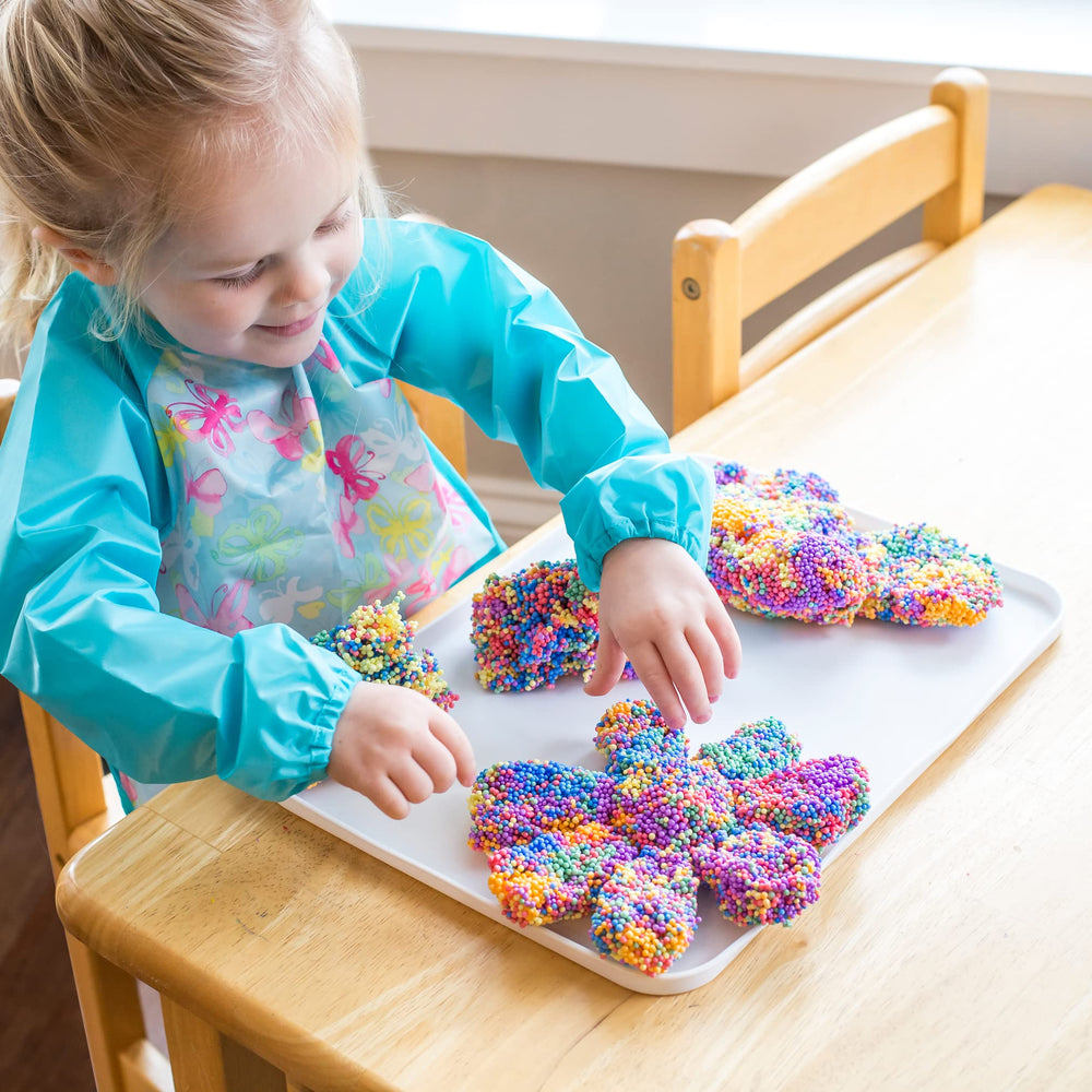 Green Sprouts soft-material long-sleeve bib for daily wear