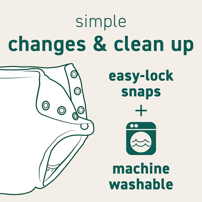 All-in-one Green Sprouts swim diaper reduces waste compared to disposables.