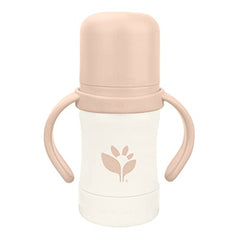 Green Sprouts Sprout Ware soft sippy-spout supports easy transition from bottle feeding.