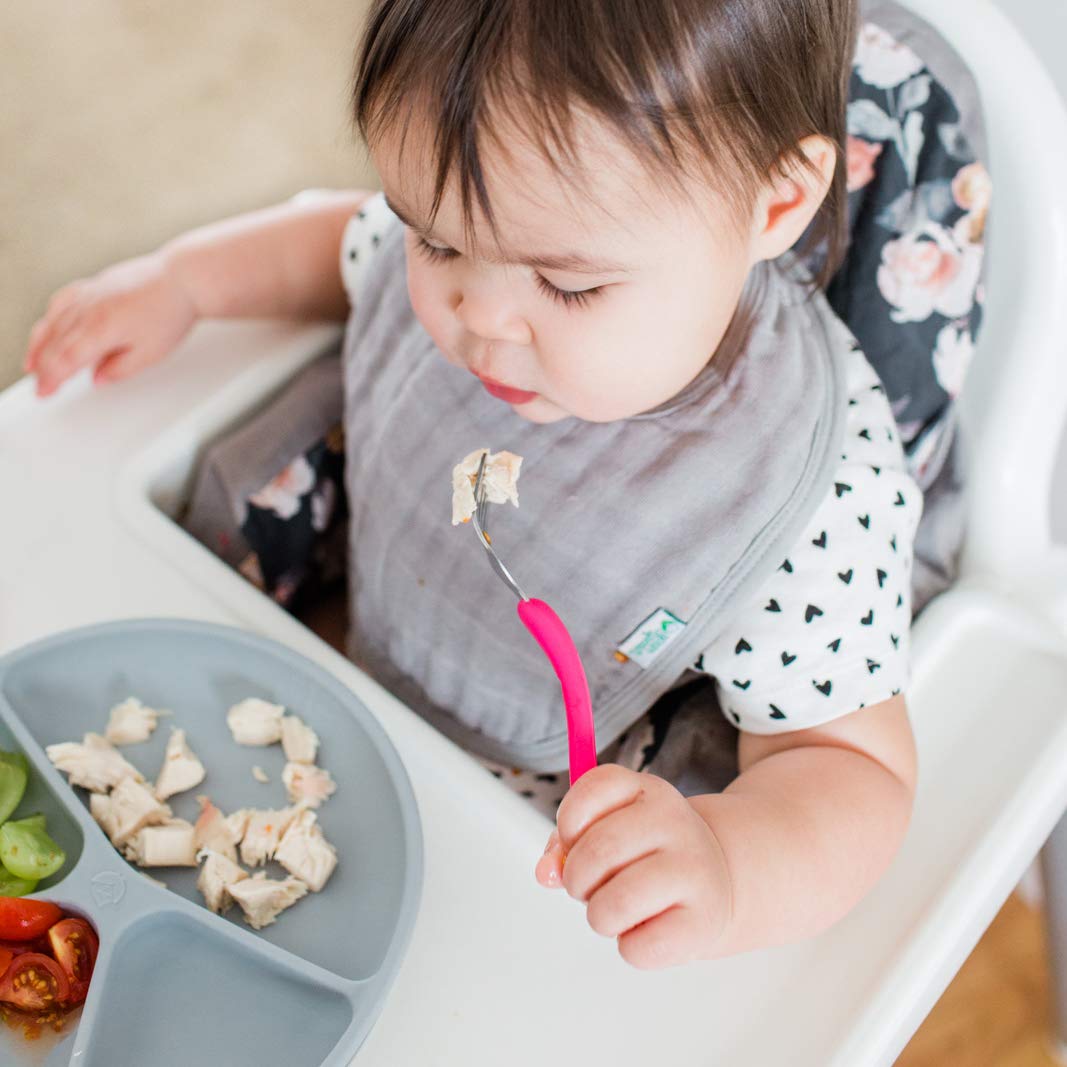 Green Sprouts varied colors bibs coordinate outfits and daily meals