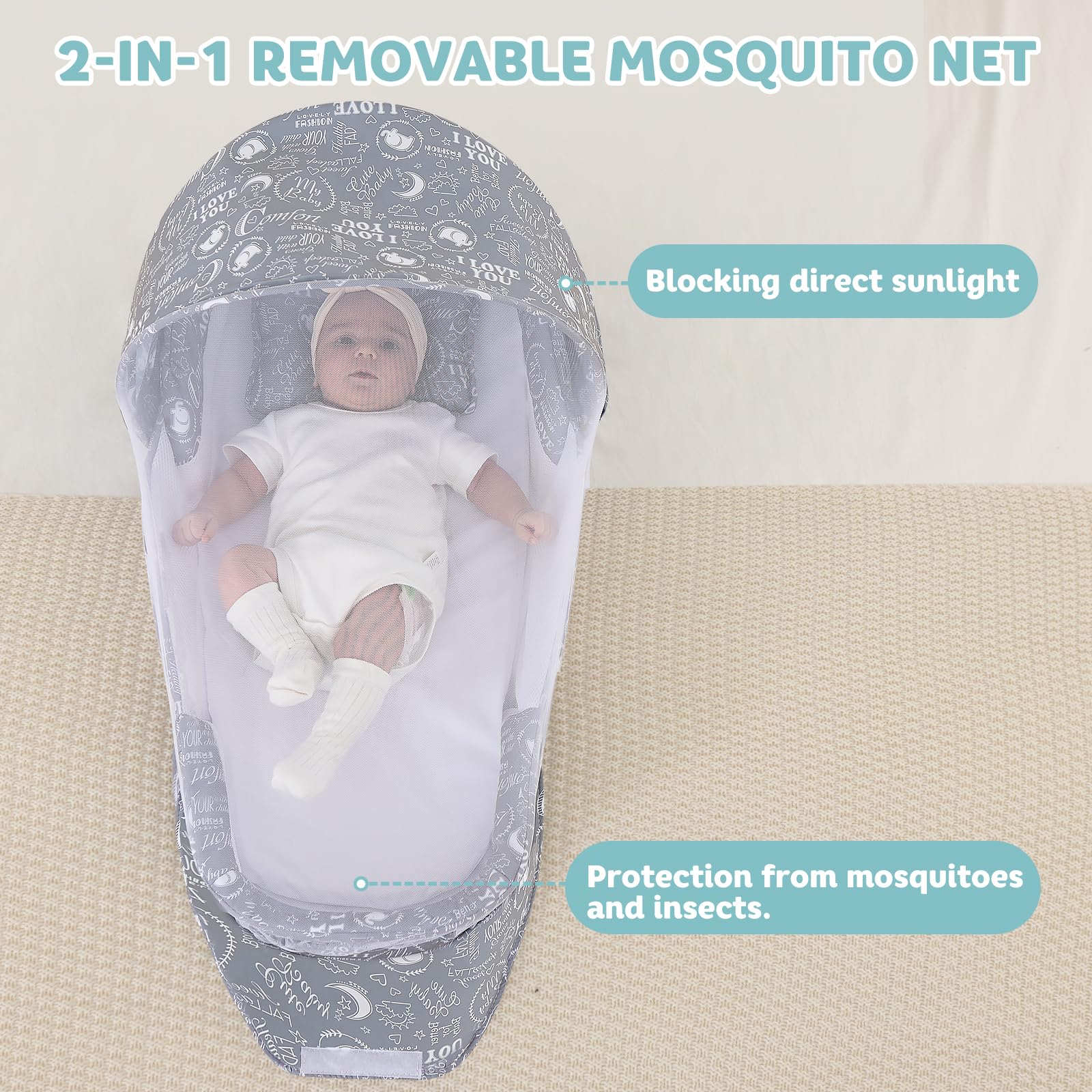 Greenecocs breathable fabric and mesh panels promote airflow.