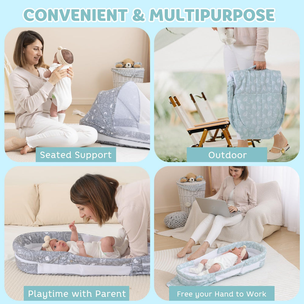 Greenecocs portable diaper bag conversion adds on-the-go storage.