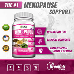 GreeNatr capsules show plant-based hormone balance for perimenopause comfort.