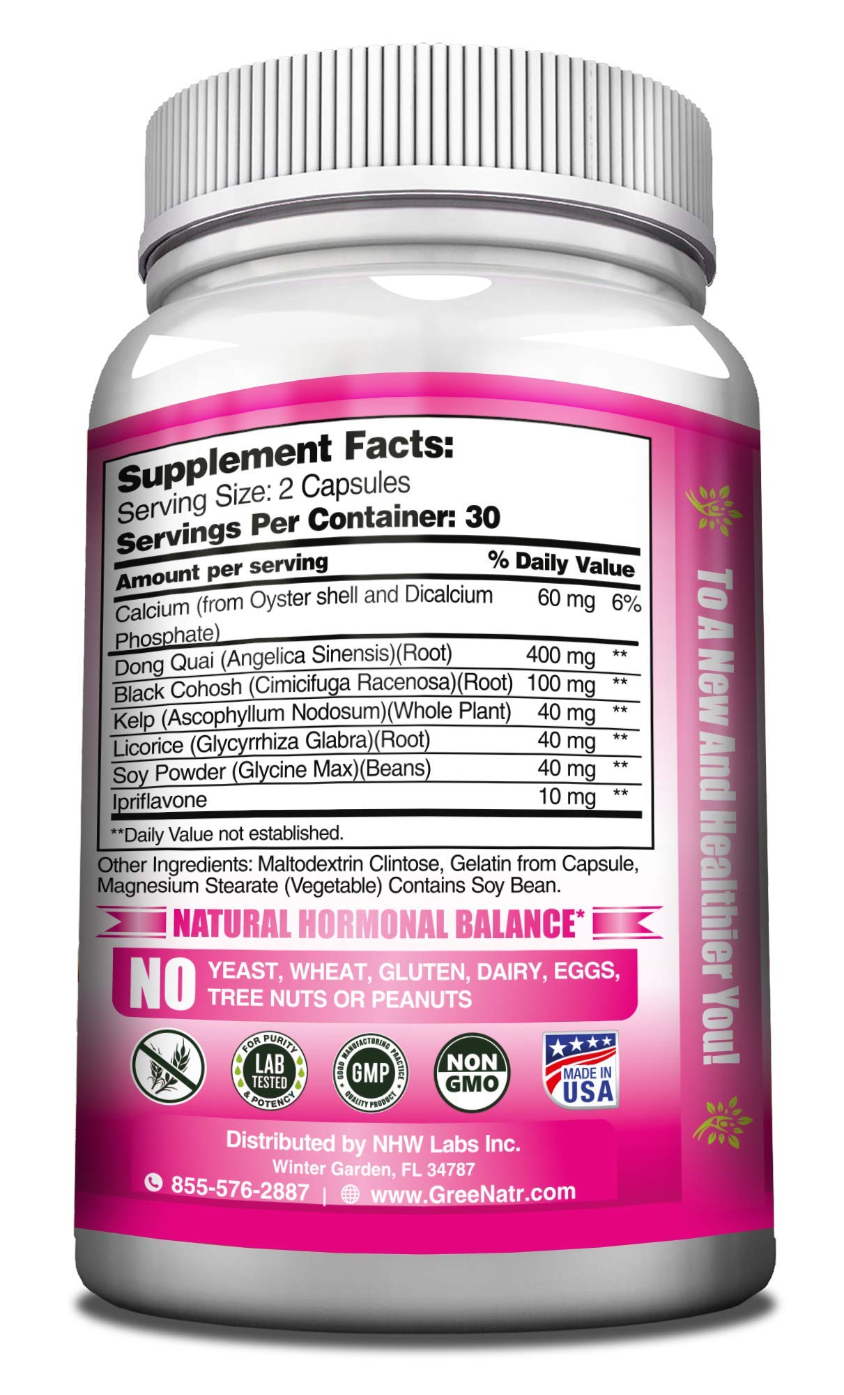 GreeNatr herbs closeup reveals traditional ingredients used for balance.