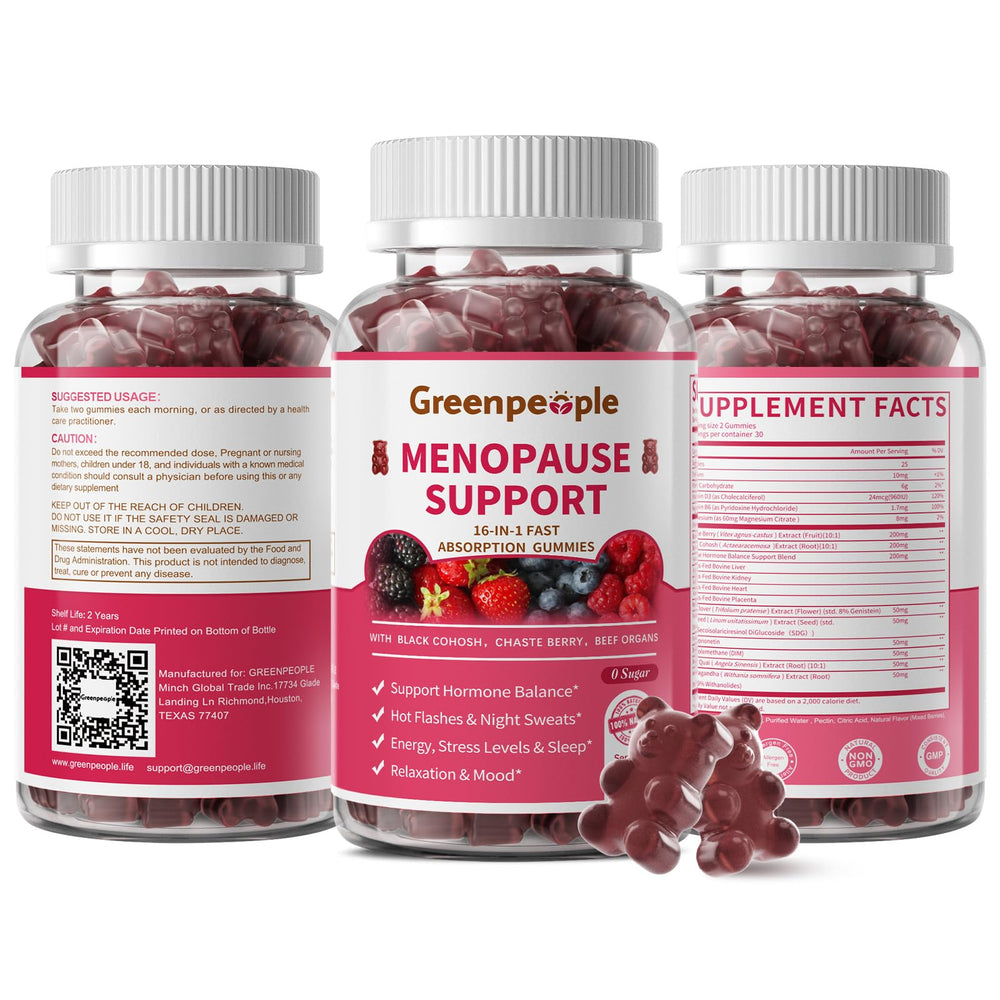 GREENPEOPLE two gummies daily routine supports consistency