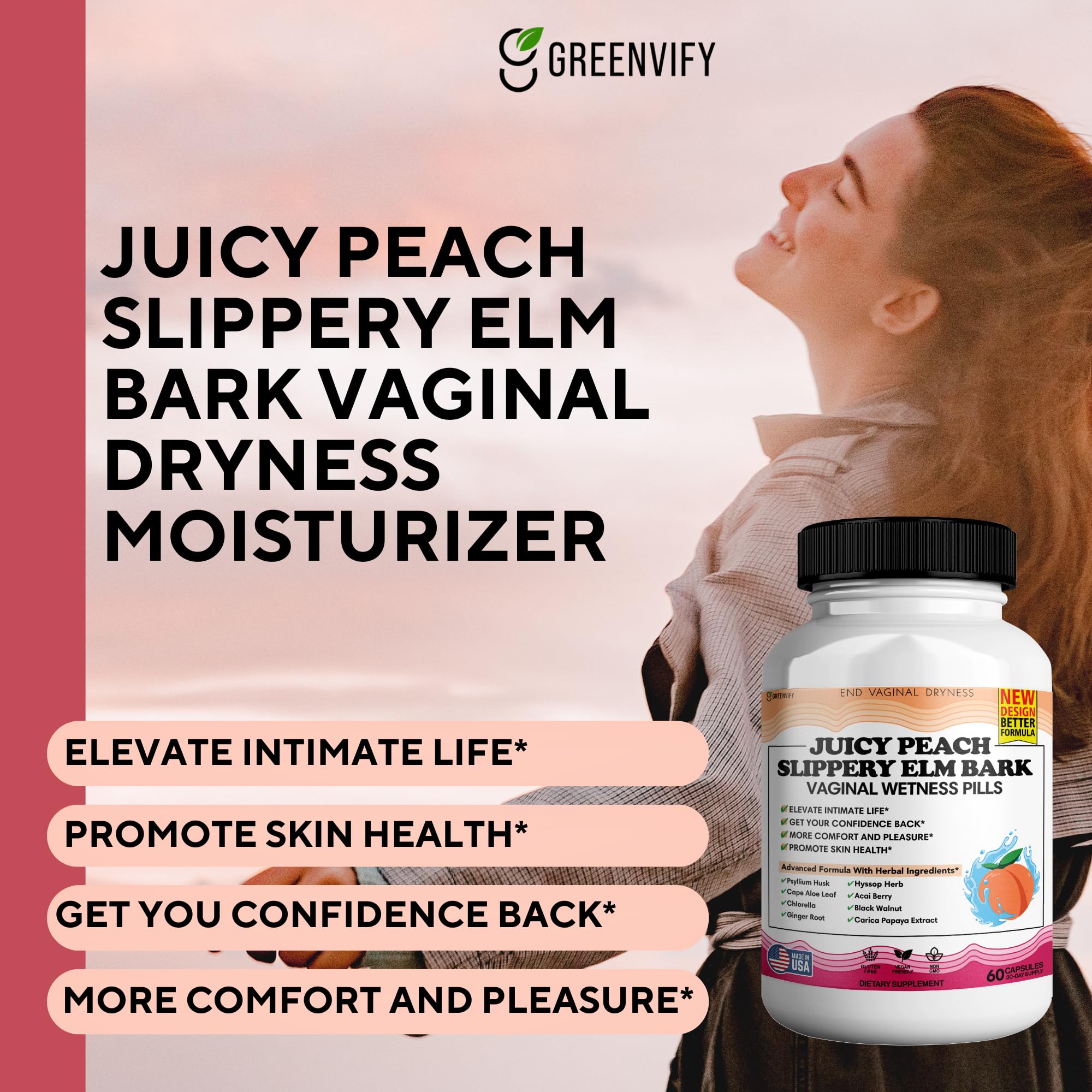 Natural ingredients highlight US-made feminine care.