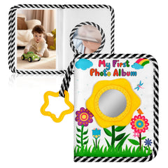 Grekos My First Photo Book cover in soft fabric for baby-friendly viewing