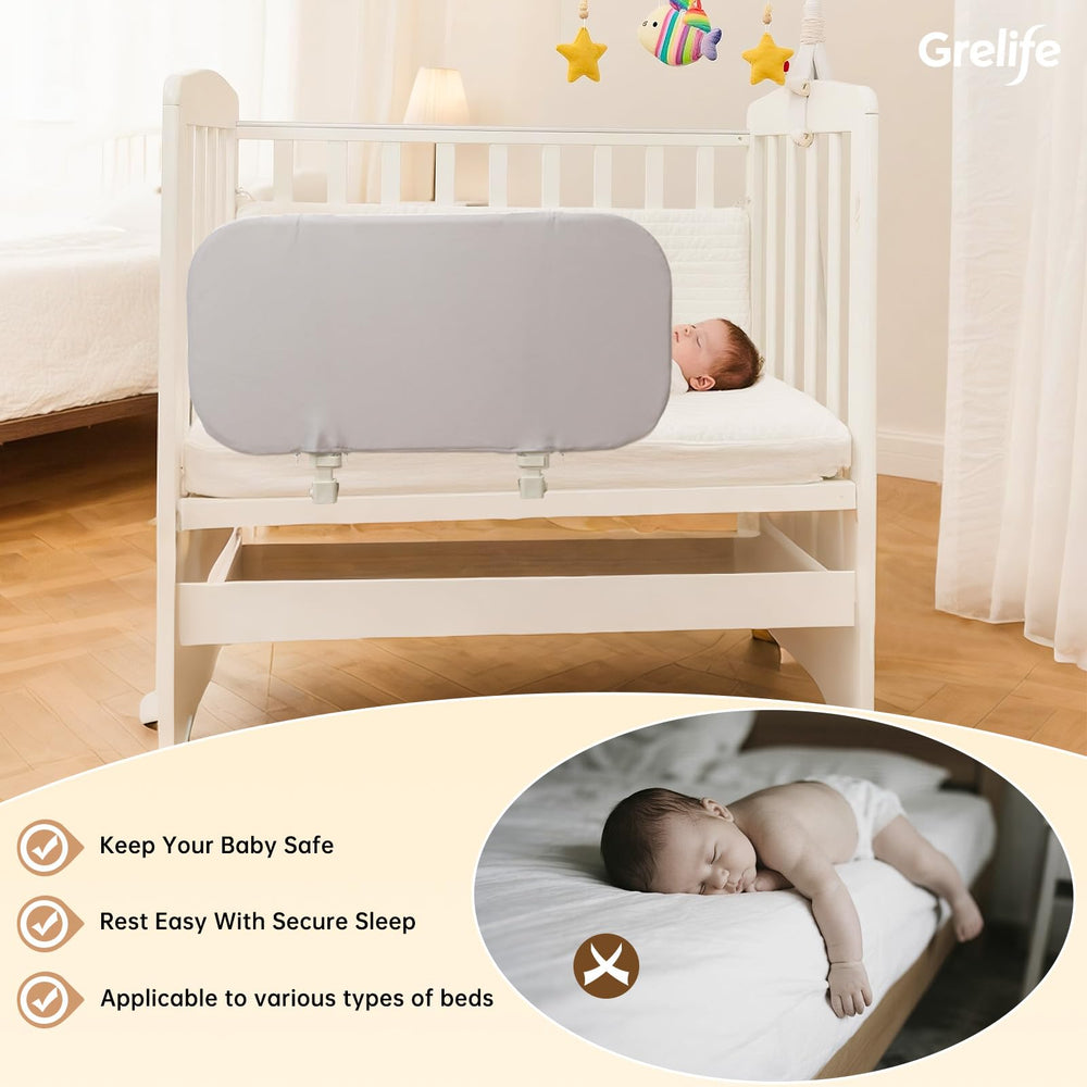 Grelife adjustable-height bed rail adapts to growing children for continued protection