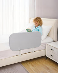 Grelife travel bed rail under-mattress fit enhances stability for toddler sleep