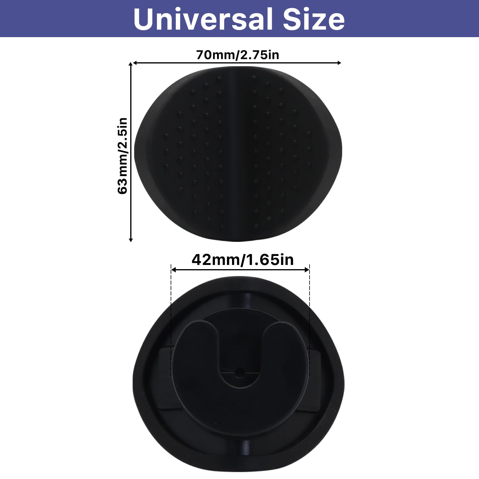 GRENFU banister adapter shows metal and rubber construction for long-term use.