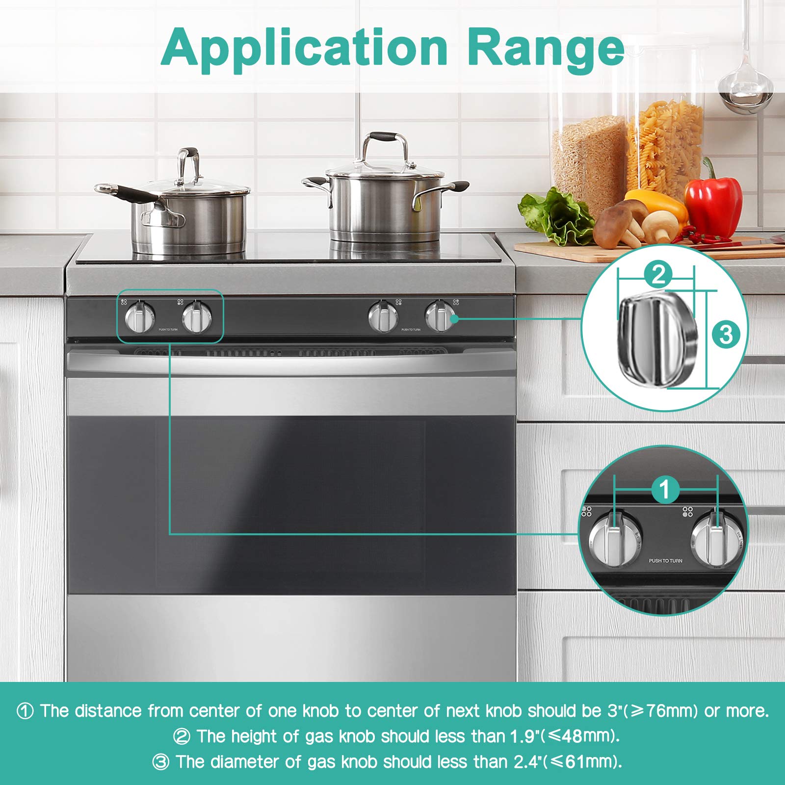 GRENFU ultra-clear knob covers won’t obscure control marks.