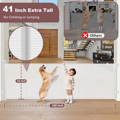 GRENFU outdoor indoor retractable gate suits porches and hallways with weatherproof durability