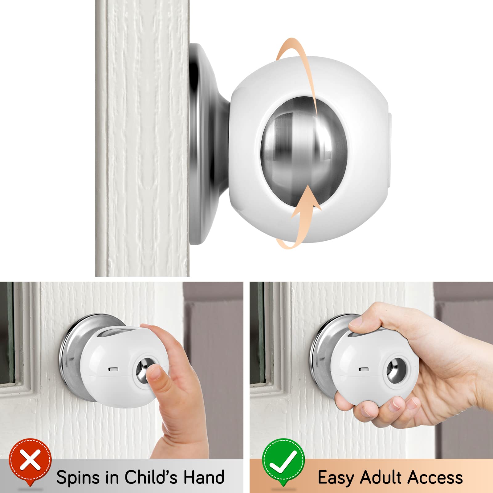 Grenfu simple install and removal without door damage during setup.