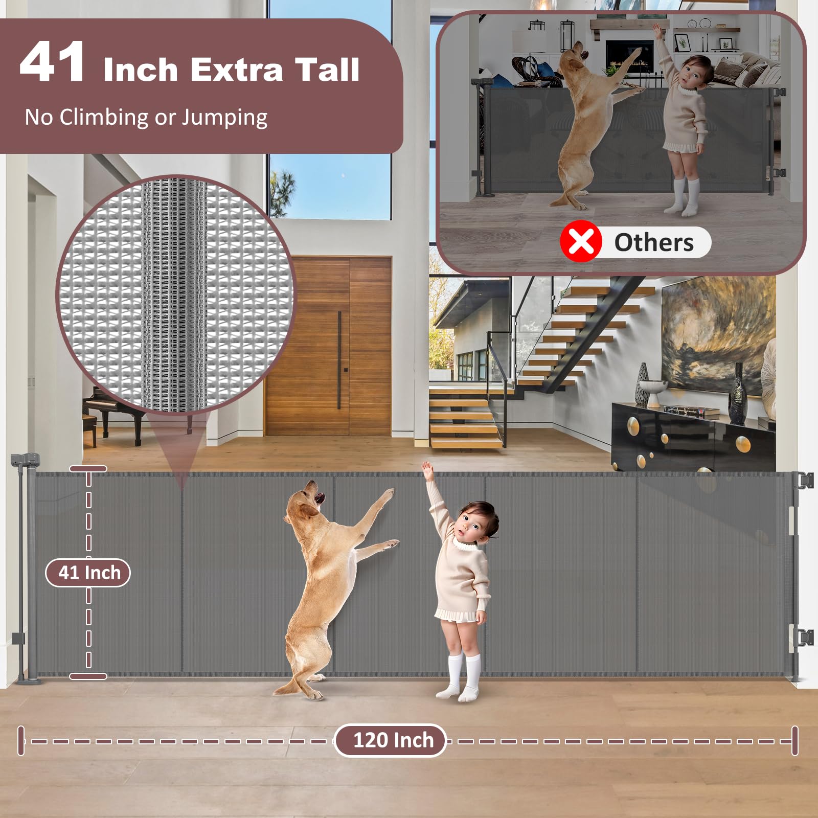 GRENFU space-saving retractable design reduces clutter and trip hazards.