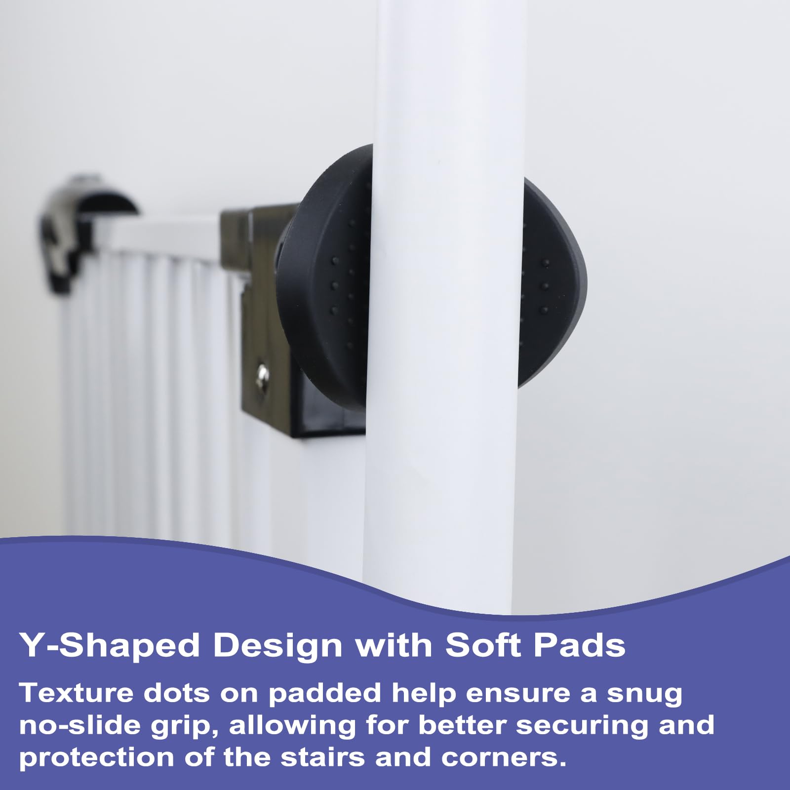 GRENFU stair gate hardware kit fits most pressure-mounted gates without drilling.