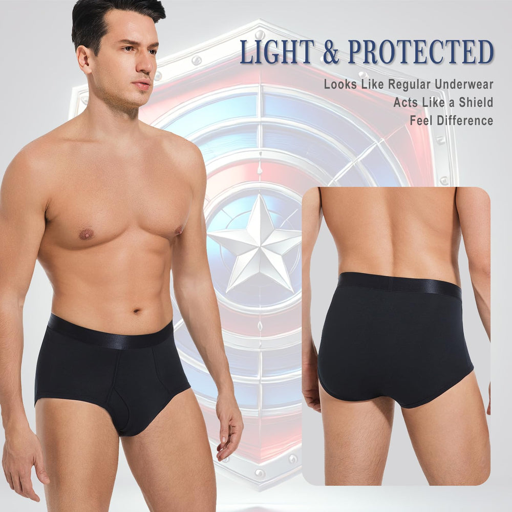 GRESTU underwear showing high absorbency to stay dry during activities.