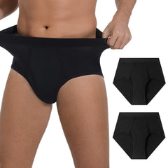GRESTU men's high-waist incontinence underwear in a two-pack for discreet daily wear.