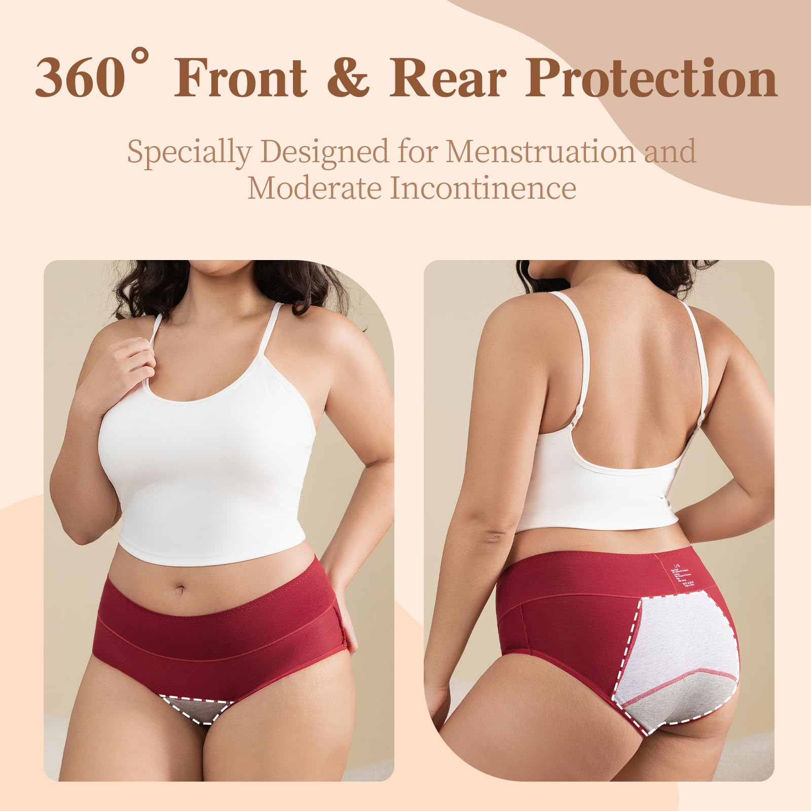 GRESTU cotton brief — soft, breathable fabric supports skin comfort all day.