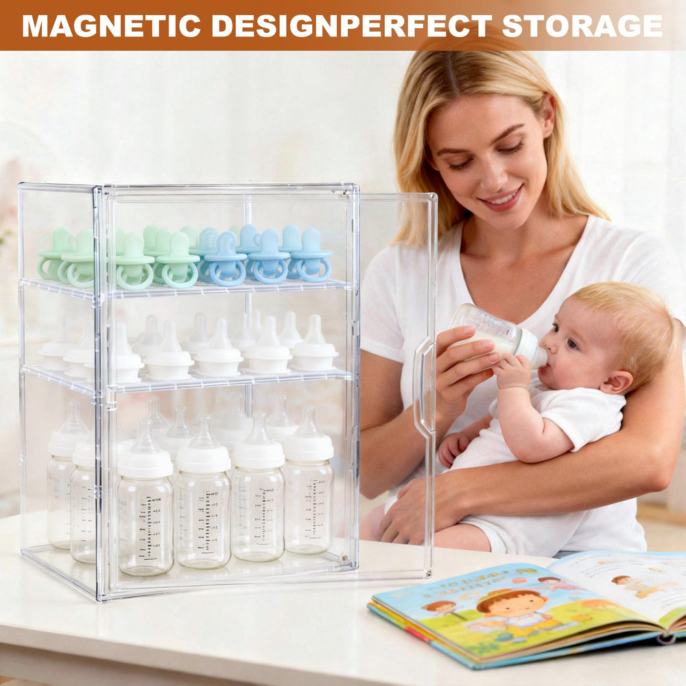 GRETJOB compact storage saves kitchen and nursery space for everyday use.