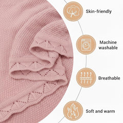 Grewear 30x30-inch size fits in cribs, car seats, and cozy laps.