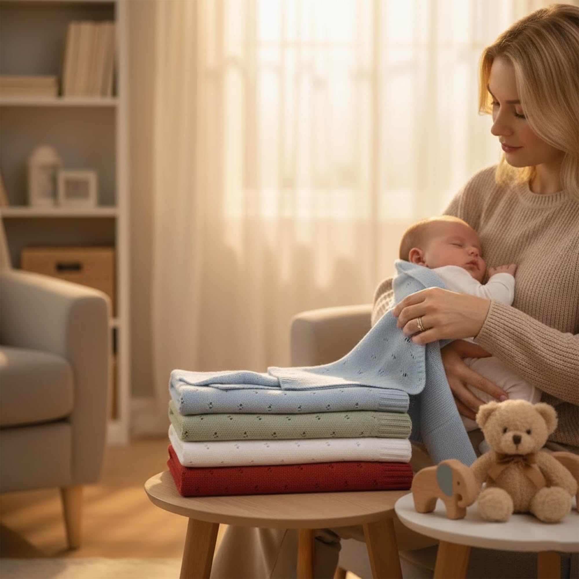 Grewear machine-washable baby blanket for busy parents