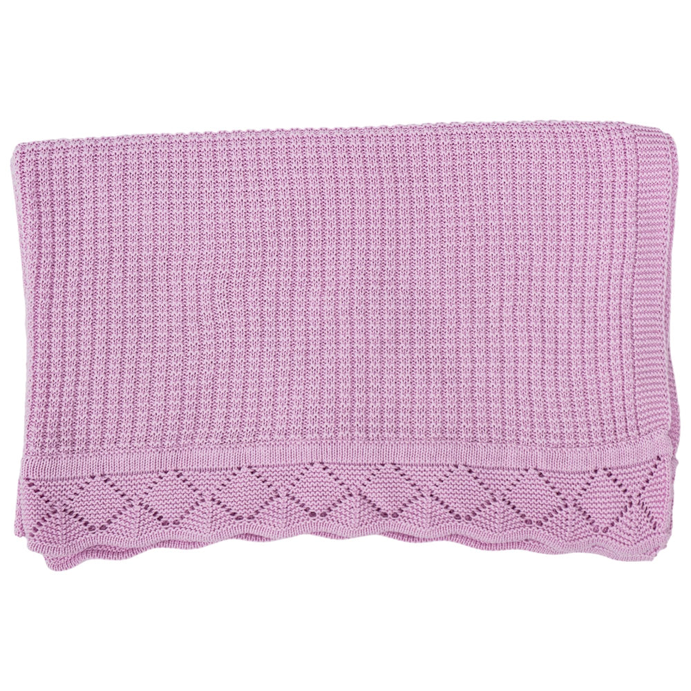 Grewear Baby Knit Blanket in 100% cotton for gentle, breathable swaddling