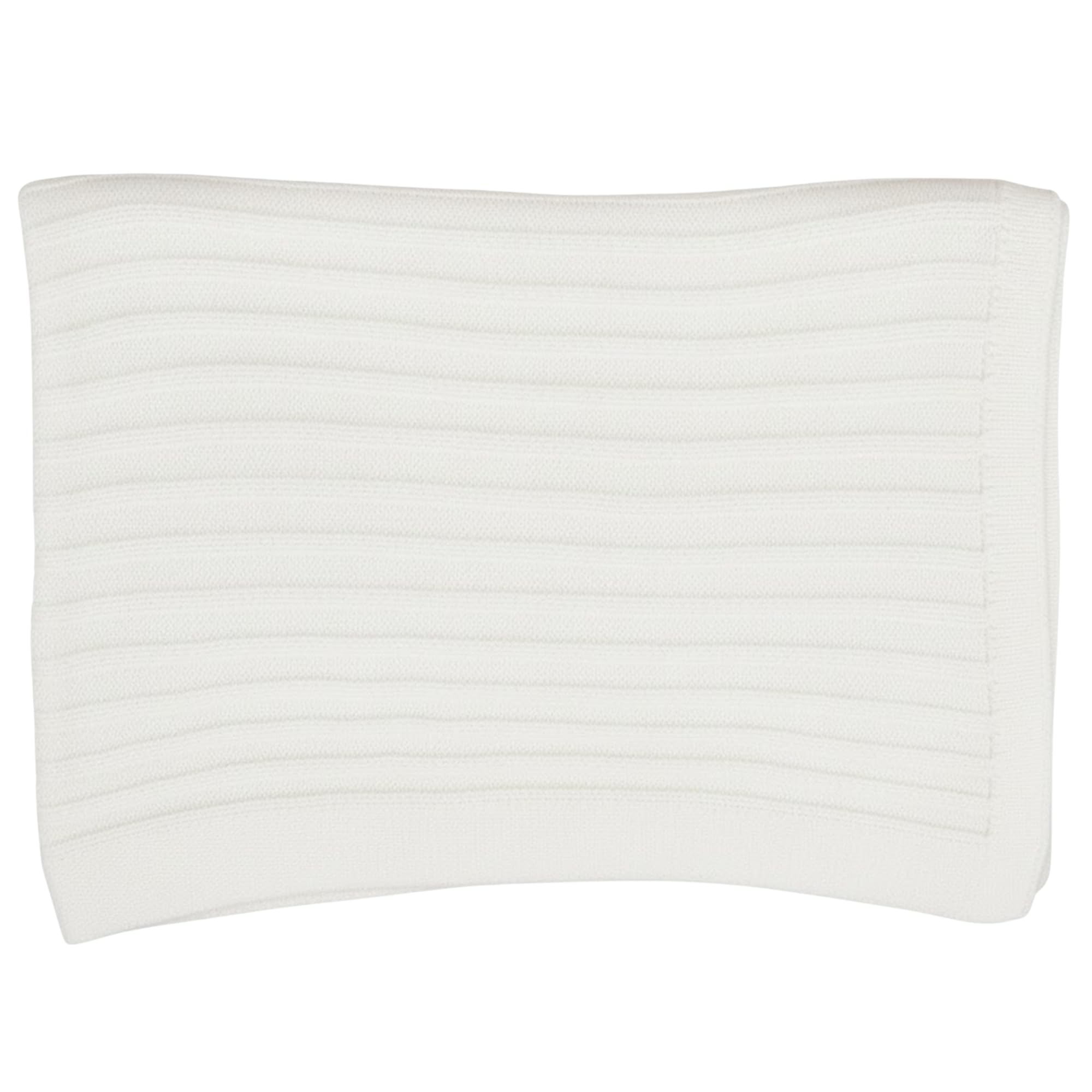 Grewear Baby Knit Blanket shows a ribbed pattern for timeless style and breathable comfort.
