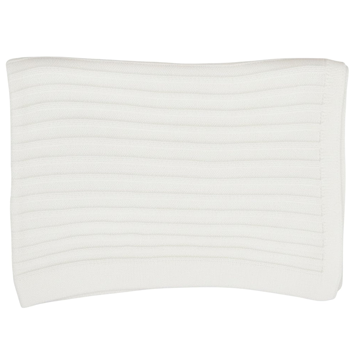 Grewear Baby Knit Blanket shows a ribbed pattern for timeless style and breathable comfort.