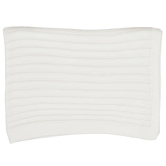 Grewear Baby Knit Blanket shows a ribbed pattern for timeless style and breathable comfort.