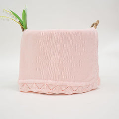 Grewear cotton baby blanket laid flat showing soft breathable fabric