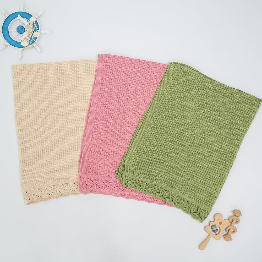 Grewear blanket demonstrating soft-touch cotton for delicate skin