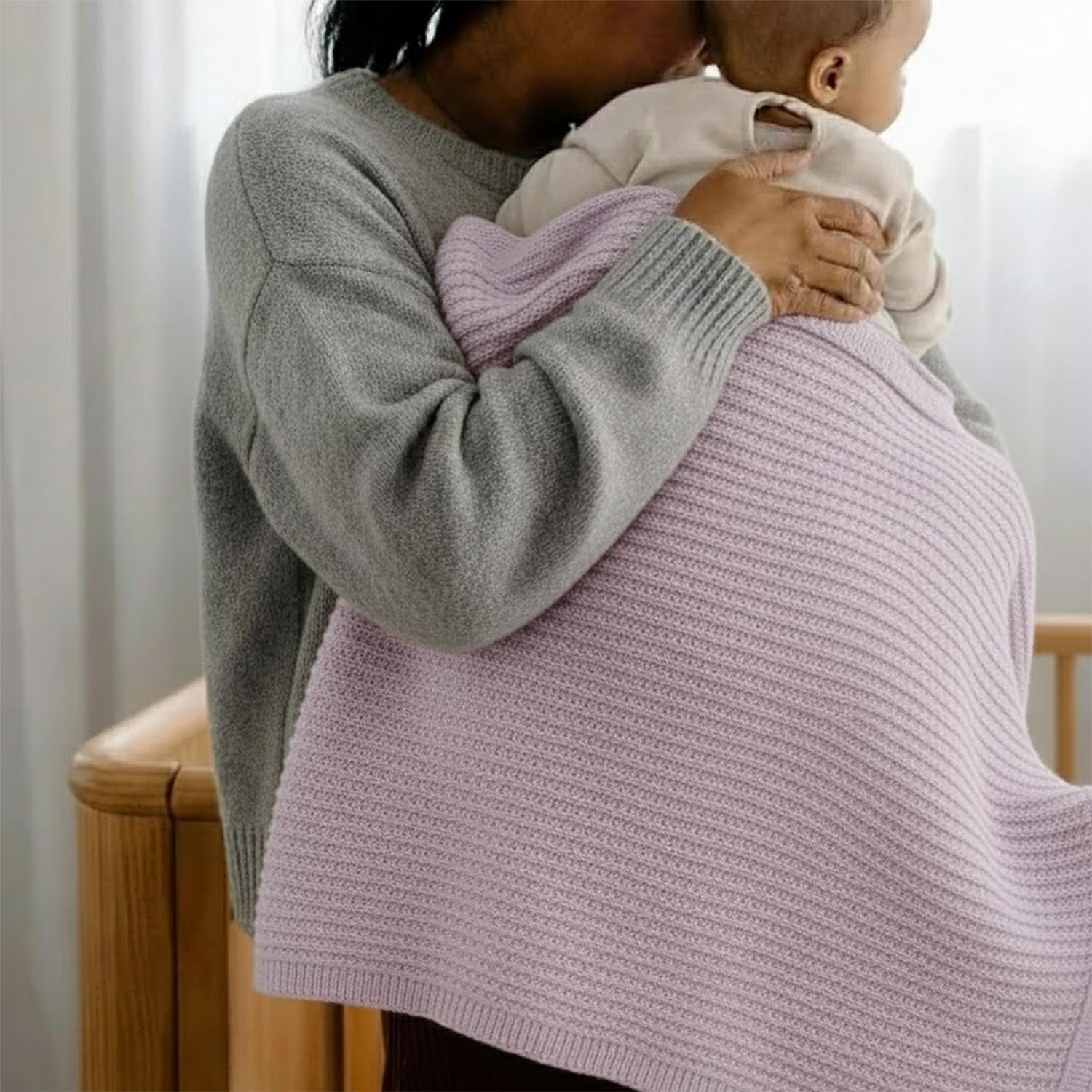 Grewear blanket soft-touch fabric ideal for newborn swaddling and gentle naps