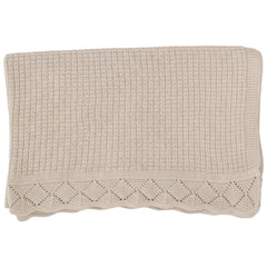 Grewear Baby Knit Blanket waffle texture for breathable warmth