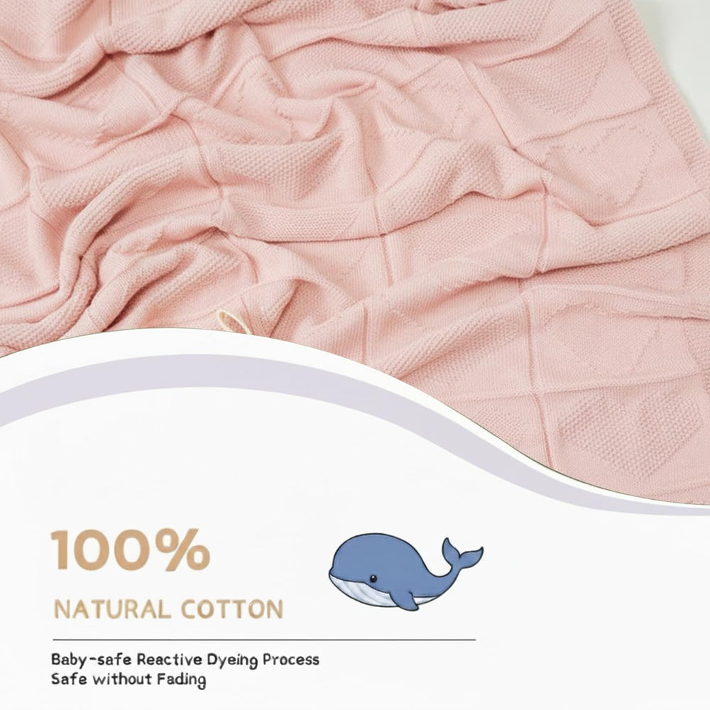 Grewear blanket, breathable knit, suits all seasons for cozy naps.