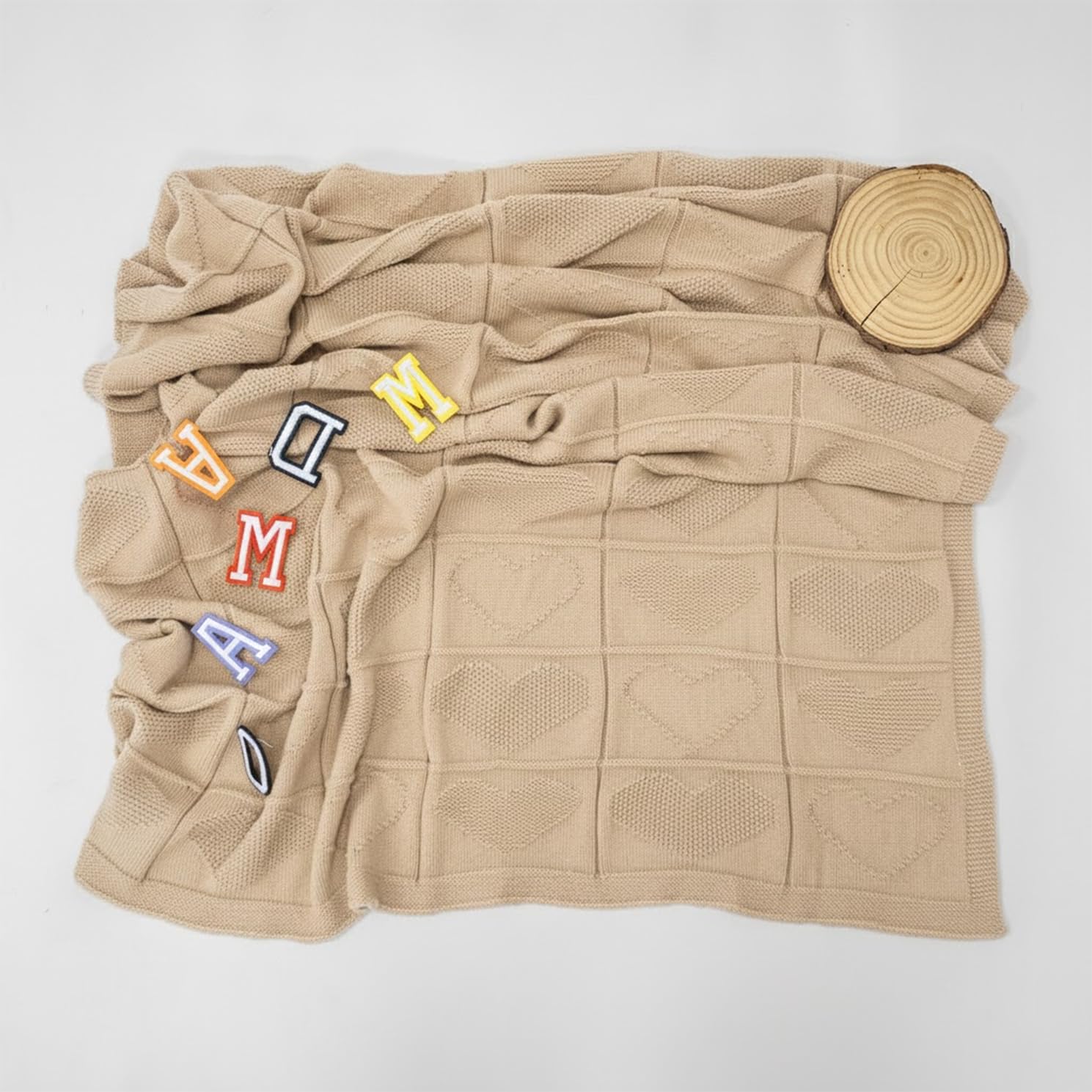 Grewear blanket close-up shows soft cotton ideal for sensitive skin